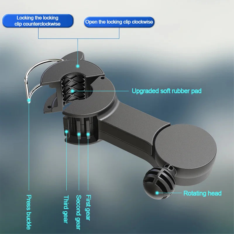 Wentylator Chłodzący do Oparcia Fotelu Samochodowego SEAMETAL 3-stopniowy z 360° obrotem
